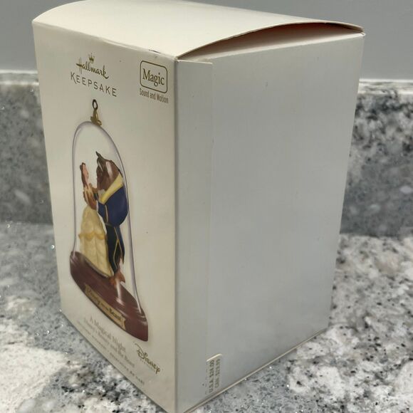 Hallmark Keepsake Beauty & the Beast Disney Christmas Ornament Magical Night - Picture 6 of 10